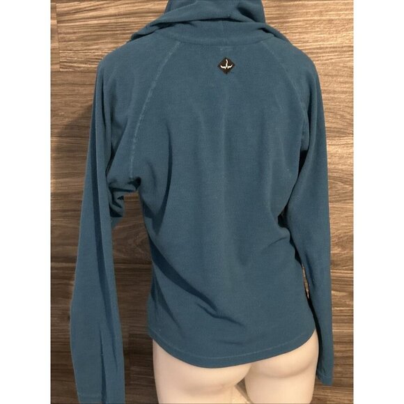 Prana Breathe Ruby Long-Sleeve Fleece V-Neck Pullover Sweatshirt Women's Large - Picture 7 of 10